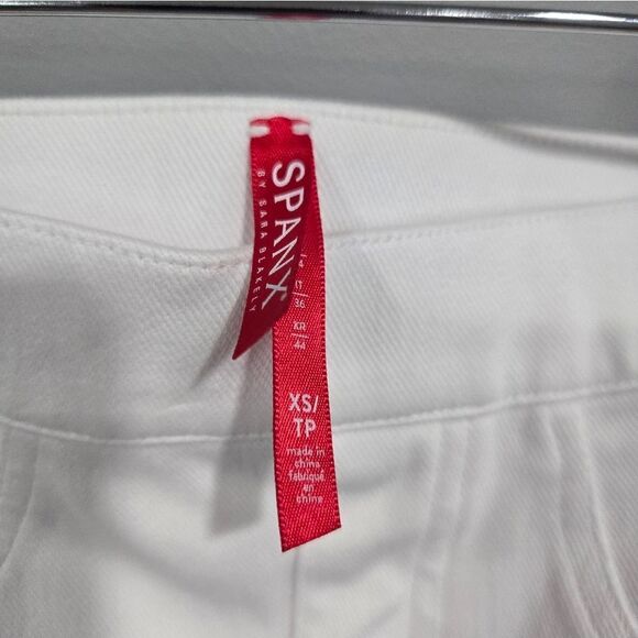 🐢 Spanx Jeggings Denim Leggings XS in White - Picture 6 of 7
